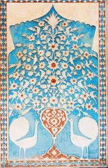 Detail of decorations on Palace of Sheki Khans