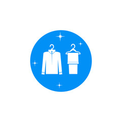 House cleaning service logo. Abstract concept.Vector illustration on white background.