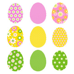 Fototapeta premium easter eggs with patterns