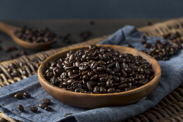 Organic Roasted Brown Coffee Beans