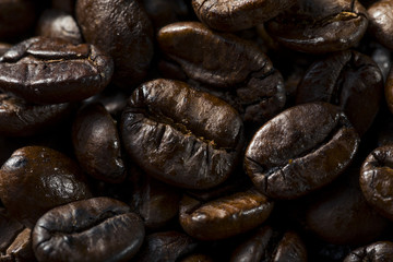Organic Roasted Brown Coffee Beans