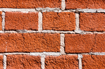 Red brick wall texture