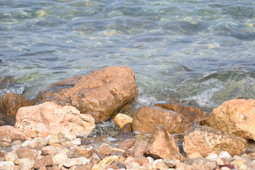 rocks on the beach