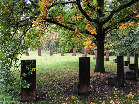 Outdoor Art Installation In Insel Hombroich, Neuss, Germany, October 2016