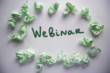 Webinar concept
