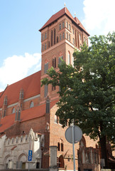Kościół Św. Jakuba, Toruń, Polska, Church of Sts. Jacob - monument in Torun, Poland  - obrazy, fototapety, plakaty