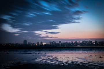 Fototapeta premium Burgas after sunset