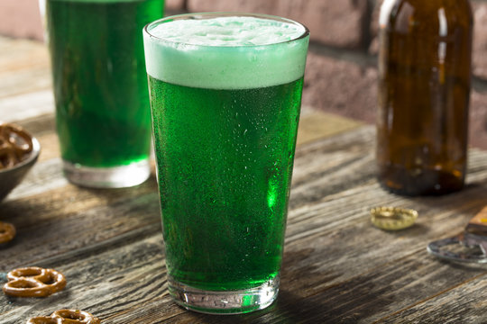 Refreshing Festive Green Beer