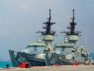 military warship royal thai navy  © Poompob