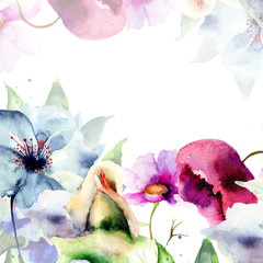 Spring floral background - 139991596