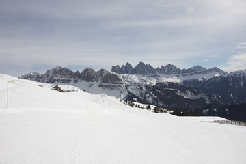 Fototapeta na wymiar Il panorama delle Dolomiti 
