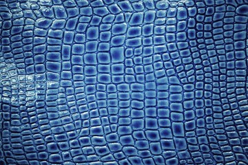 Crocodile leather texture background. Macro shot. Stock image.