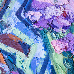 Hand drawn oil painting