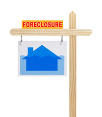 Foreclosure Real Estate Sign