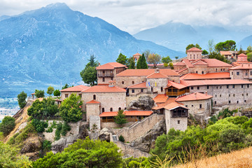 Fototapeta na wymiar Mateora monasteries in Greece