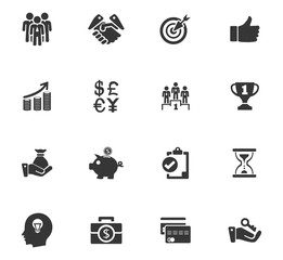 Business icon set