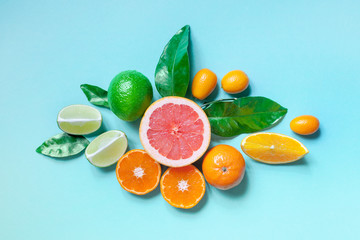 various citrus fruits
