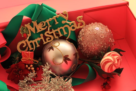 No brand Christmas ornation for holiday image