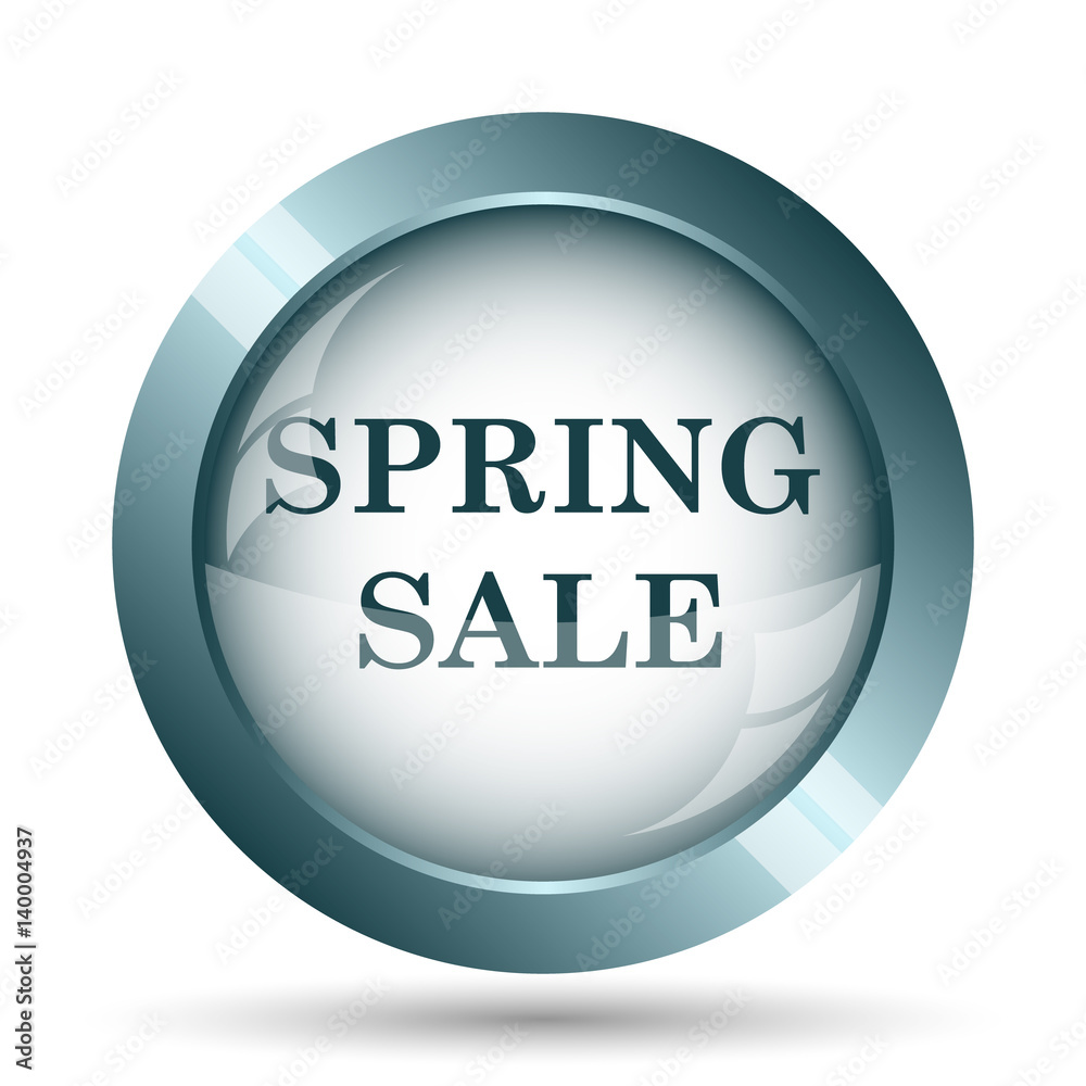 Sticker spring sale icon