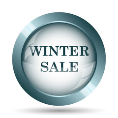 Winter sale icon