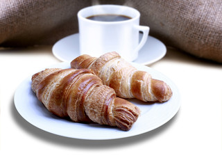 coffee with Croissant