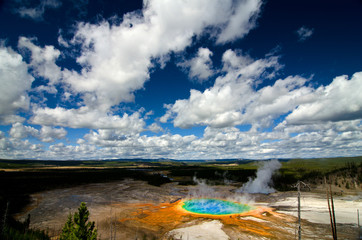 Grand Prismatic Pool at Yellowstone National Park