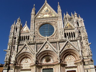 Fototapeta na wymiar Katedra, Siena, Włochy