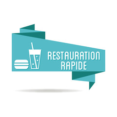 Logo restauration rapide.