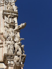 Rzeźbiony ornament, Siena, Włochy