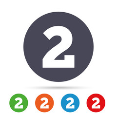 Second place award sign. Winner symbol.