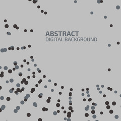 Vector abstract connection