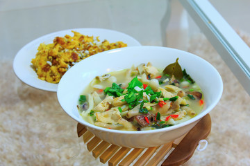 delicious boil chicken food thai