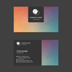 Colorful Abstract Business Card Templates