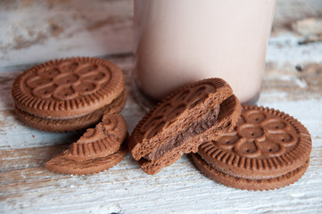 cookie and chocolate.