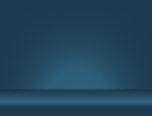 Obraz premium blue light rays room studio background vector