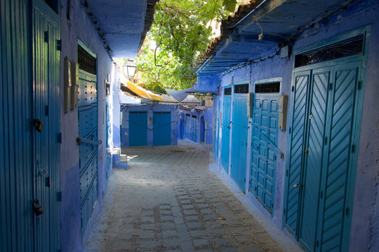 chefchaouen blue city of morocco streets