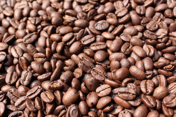 Roasted coffee beans
