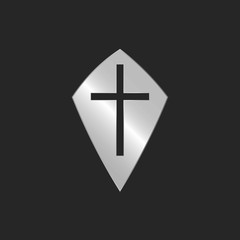 Silver Cross Shield