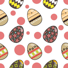 seamless pattern vector, vector background, easter theme,  pattern for happy easter day 