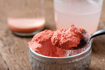 red lime paste