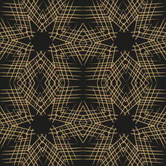 Abstract vector lace seamless pattern