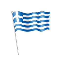 Fototapeta premium flag of greece