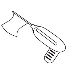 april fools  day celebration thin line vector illustration eps 10