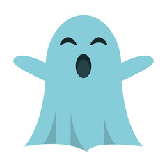 ghost april fools s day vector illustration eps 10