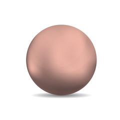 copper spheres or ball