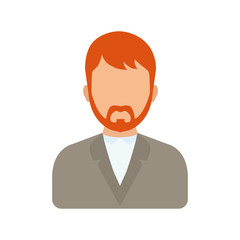 Men faceless profile icon vector illustration graphic design
