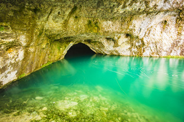 Waterfalls in Plitvice National Park, Croatia