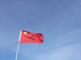 Naklejka na ściany i meble flag chinese