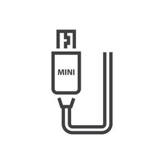 Mini HDMI Adapter Line icon