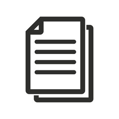 Document - vector icon.